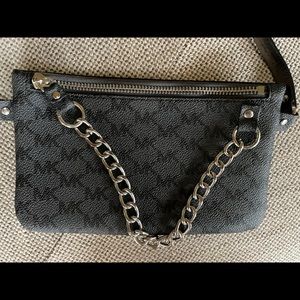 Michael Kors Grey Belt Waist Fanny Pack Bag